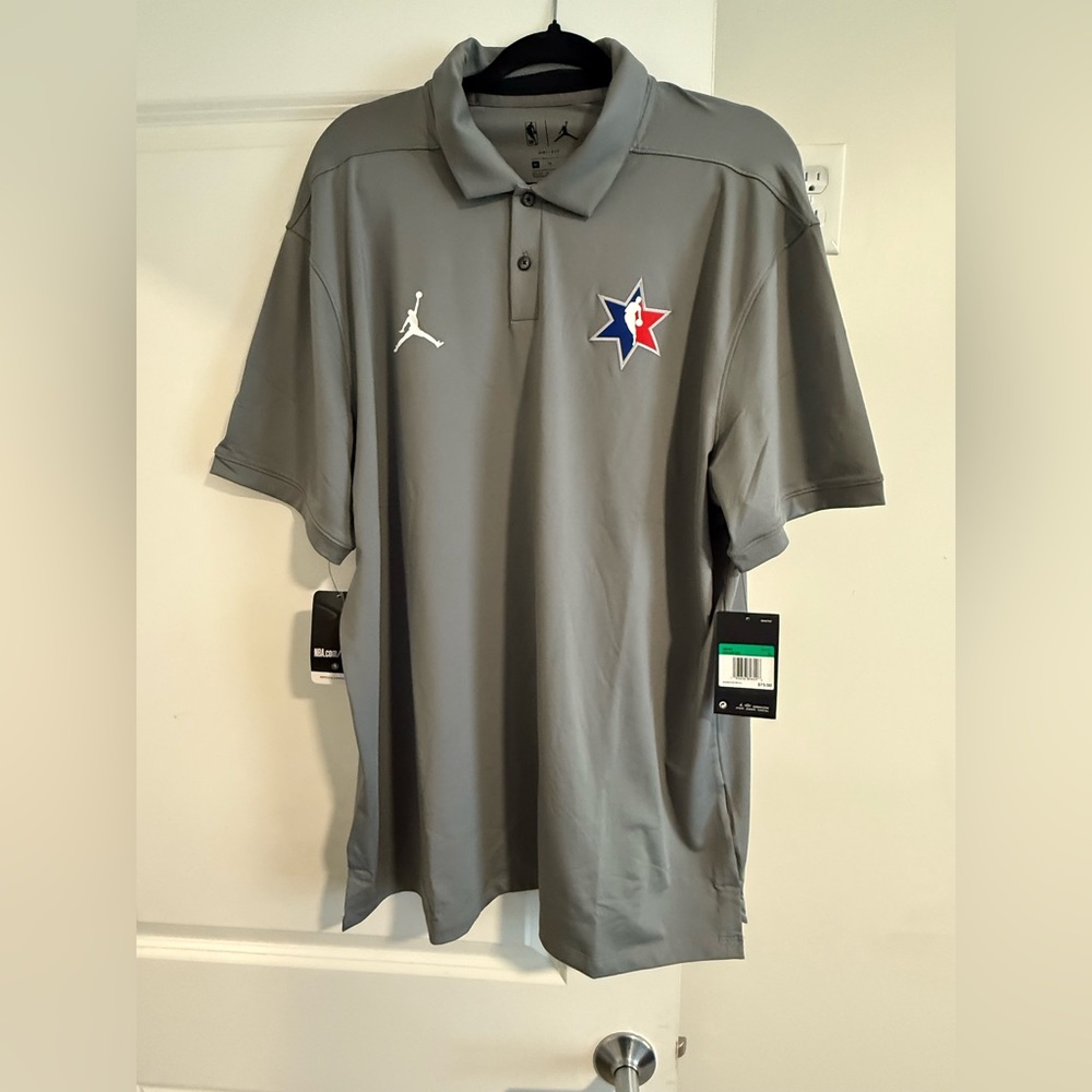 Gray NBA All Star polo